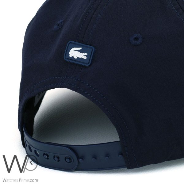 Lacoste Sport Blue Red Cotton Baseball Cap | Watches Prime