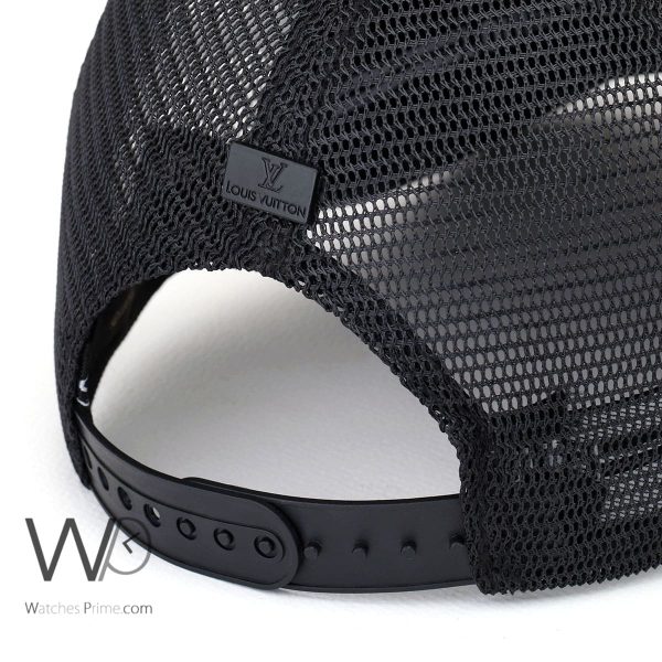 Louis Vuitton LV mesh snapback Cap Black | Watches Prime