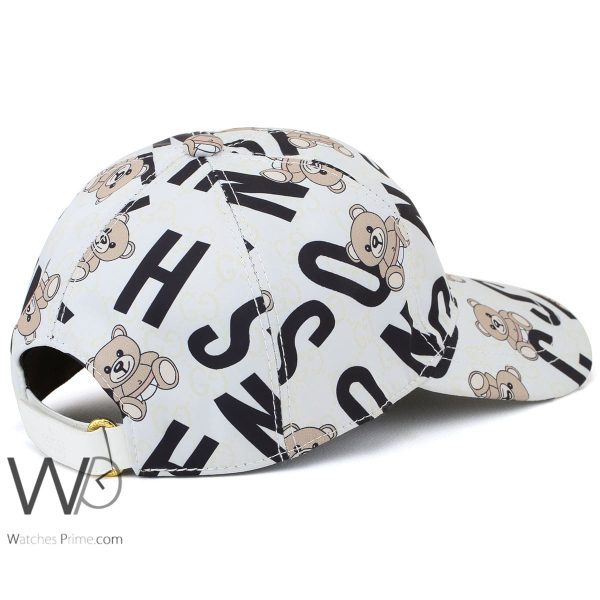 Patterned Gucci GG Baseball Cap White Hat