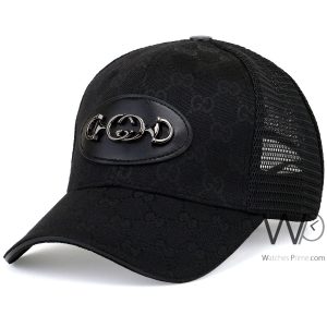 patterned-gucci-gg-trucker-cap-black-mesh-snapback-hat