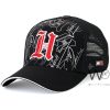 Trucker hat tommy hilfiger h nyc black cotton net cap