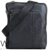 Crossbody messenger calvin klein black leather bag for men ck