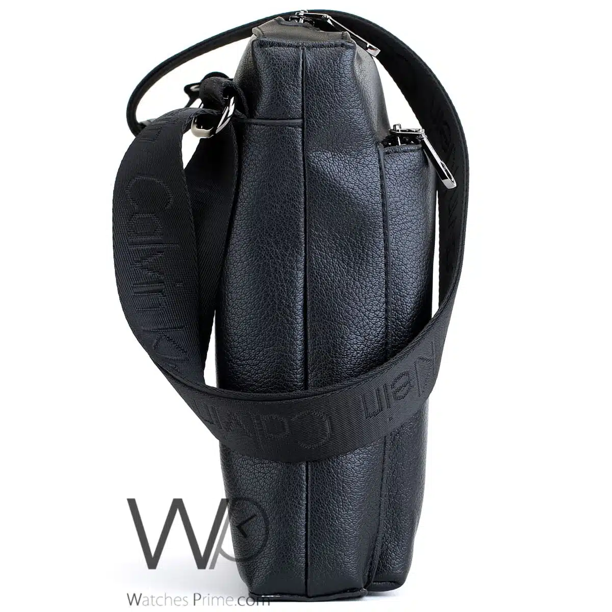 Calvin Klein CK Leather Black Crossbody Bag | Watches Prime