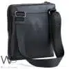 Calvin Klein CK Leather Black Crossbody Bag | Watches Prime Calvin Klein CK Leather Black Crossbody Bag | Watches Prime