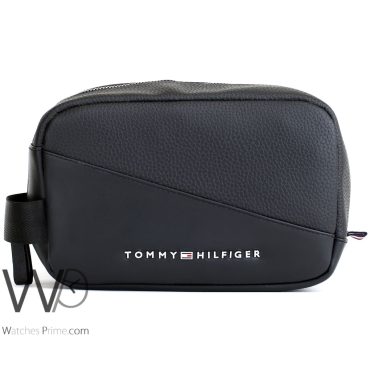 Tommy Hilfiger Black handbag For men | Watches Prime