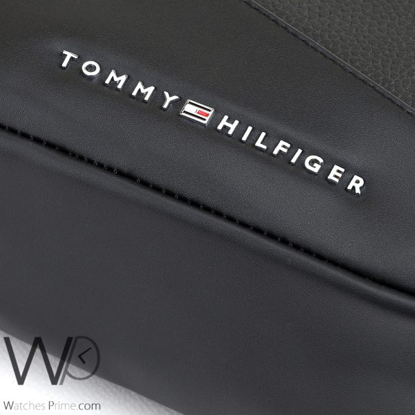 Tommy Hilfiger Black Handbag For Men | Watches Prime
