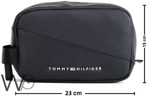 Tommy Hilfiger Black Handbag For Men | Watches Prime