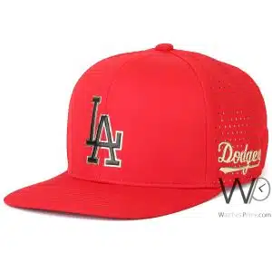 Dodgers-la-los-angeles-red-snapback-cotton-flat-hip-hop-cap
