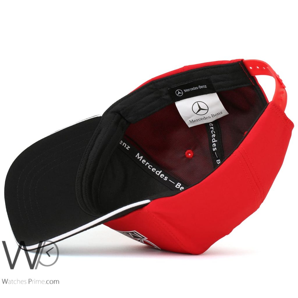 AMG Mercedes Petronas Baseball Red Black Cap | Watches Prime