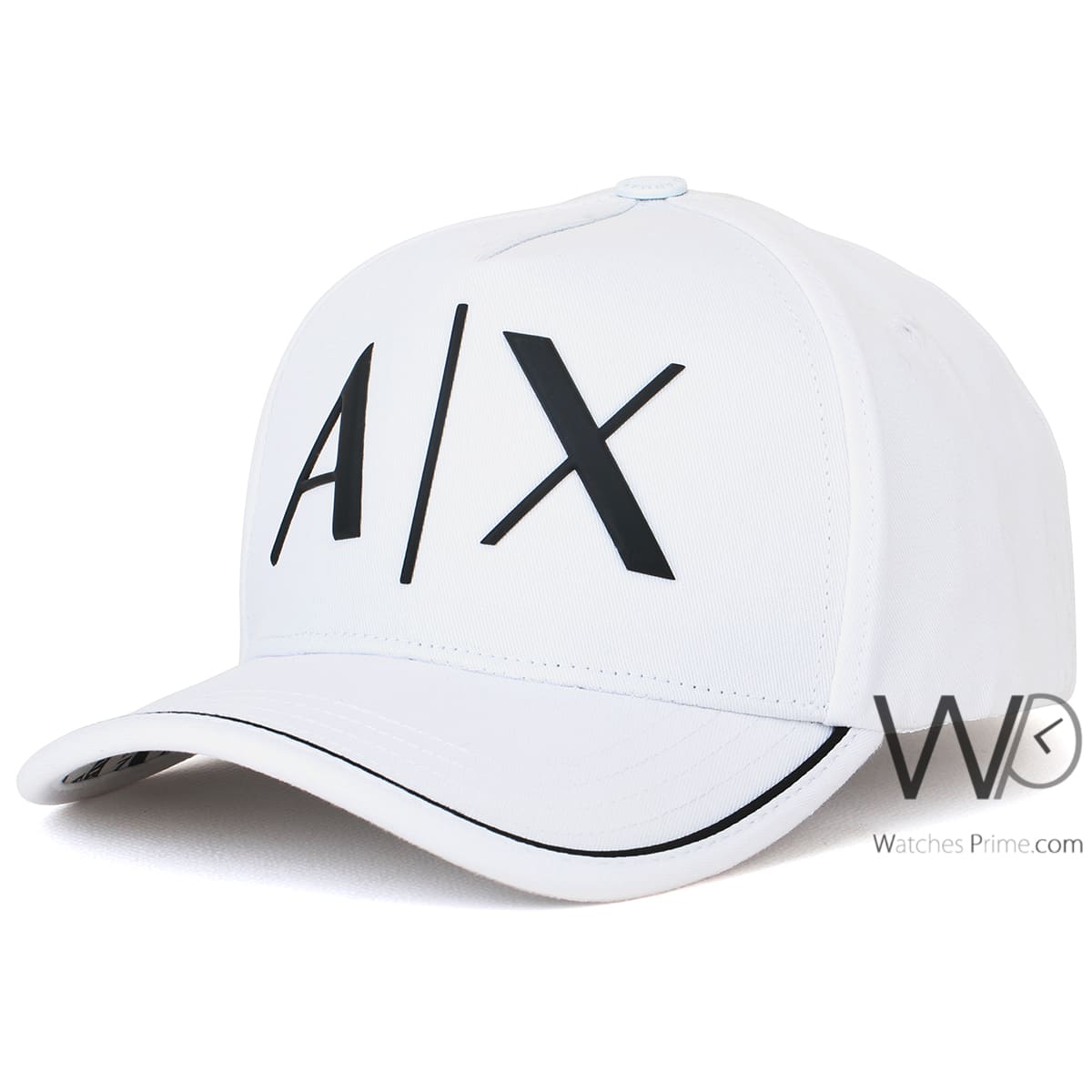 Armani Exchange AX White Baseball Cap Cotton | Watches Prime