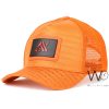 Armani exchange trucker cap orange mesh ax hat