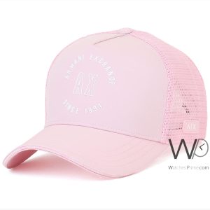 armani-exchange-trucker-cap-since-1991-pink-mesh-ax-hat