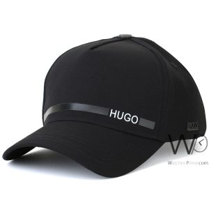 baseball-hugo-cap-black-cotton-hat