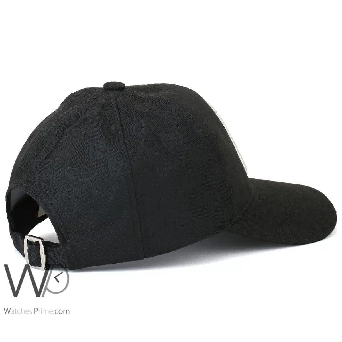 Gucci NY Patterned Black Baseball Cotton Cap | Watches Prime