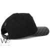 Black Louis Vuitton LV Patterned Baseball Leather Cap | Watches Prime