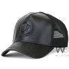 Versace Black Cotton Trucker Cap | Watches Prime