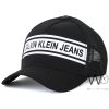Calvin Klein Jeans CK Black Trucker Cotton Hat | Watches Prime
