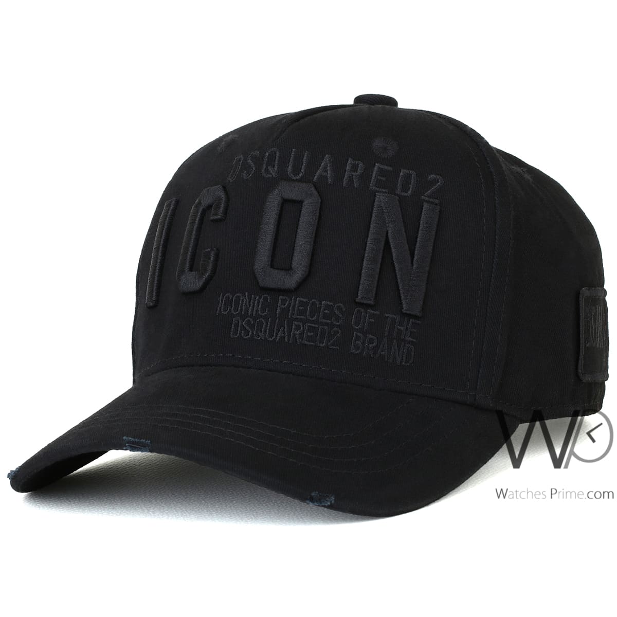 Dsquared2 Icon Black Baseball Cap Cotton Hat Men