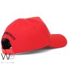 Emporio Armani EA7 Red Baseball Cap Cotton | Watches Prime