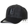 Fendi Roma FF Baseball Cotton Black Cap | Watches Prime