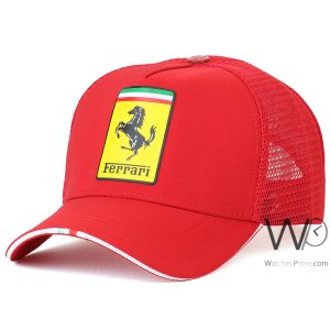 ferrari-horse-trucker-red-men-cap-net-hat