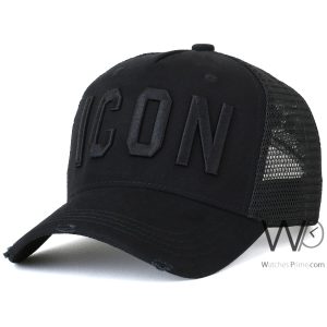 icon-dsquared2-black-trucker-cap-cotton-hat-men