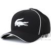 Lacoste croc black baseball cap cotton hat