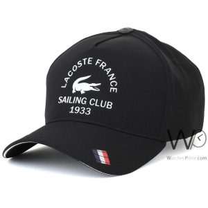 lacoste-france-sailing-club-1933-black-baseball-cap-cotton-hat