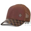 Lv louis vuitton brown trucker leather polyester cap