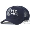 Navy Blue Trucker Versace Cap Mesh Hat Men | Watches Prime