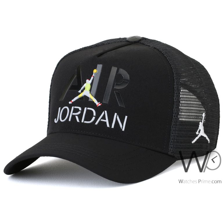 Nike Air Jordan Black trucker Net Cap | Watches Prime