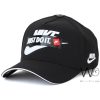 Nike baseball cap just do it black cotton hat