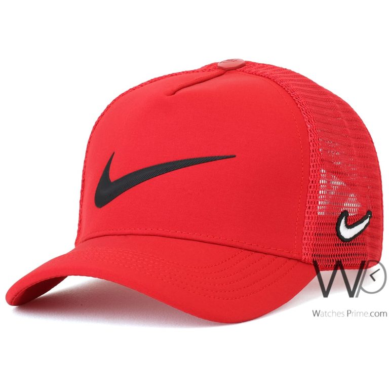 nike trucker cap grey