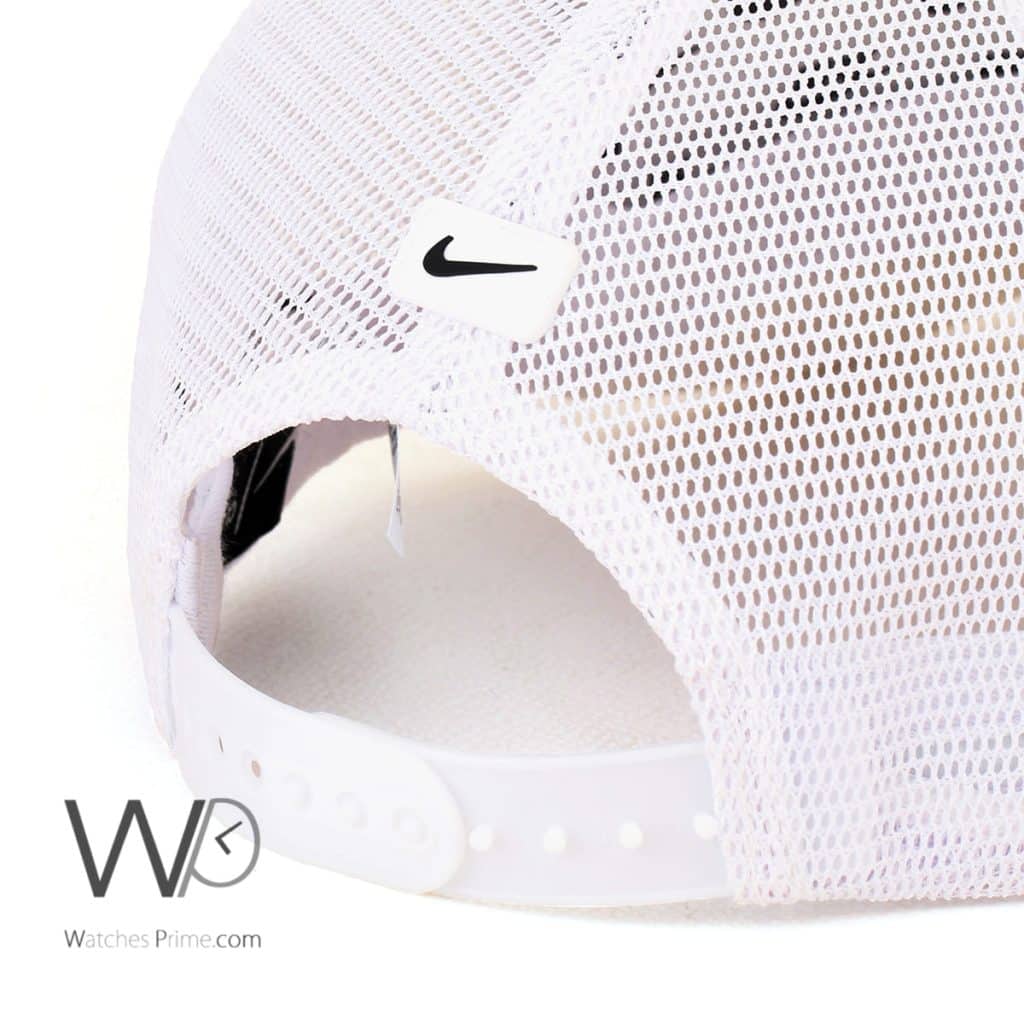 nike trucker cap grey