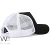 New York New Era NY Trucker Cap Black White | Watches Prime