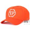 Philipp Plein PP Baseball Orange Cotton Cap | Watches Prime