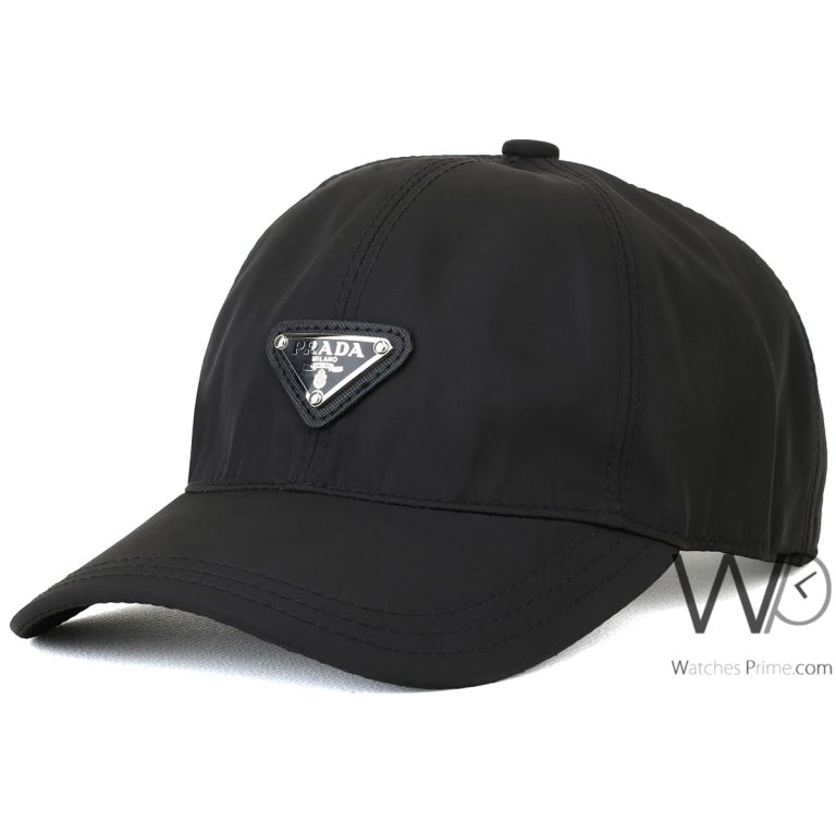 Prada Milano Baseball Black Cap | Watches Prime