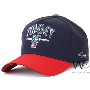 tommy-hilfiger-baseball-85-cap-blue-red-cotton-hat