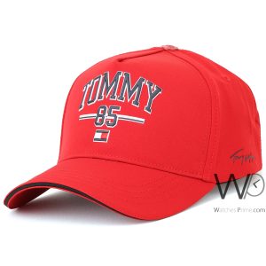 tommy-hilfiger-baseball-85-cap-red-cotton-hat