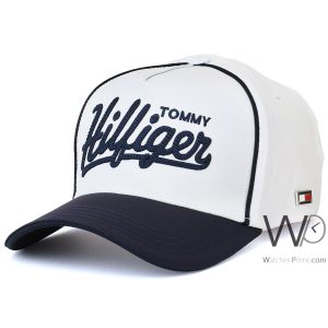 tommy-hilfiger-baseball-cap-white-cotton-hat