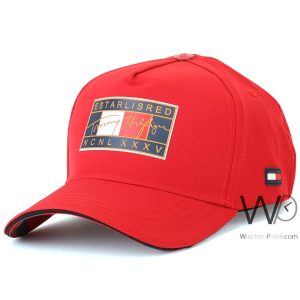 tommy-hilfiger-baseball-ncnlxxxv-cap-red-cotton-hat