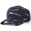 Tommy hilfiger navy blue baseball cotton cap patterned hat