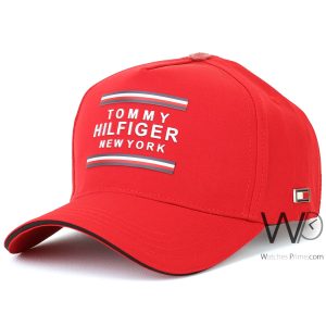 tommy-hilfiger-new-york-red-baseball-cotton-cap
