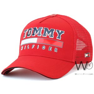 tommy-hilfiger-trucker-cap-th-red-cotton-net-hat