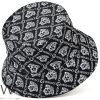 Versace summer beach bucket hat black cotton