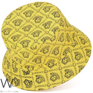 versace-summer-beach-bucket-hat-yellow-cotton