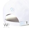 White Louis Vuitton LV Patterned Baseball Cotton Cap | Watches Prime