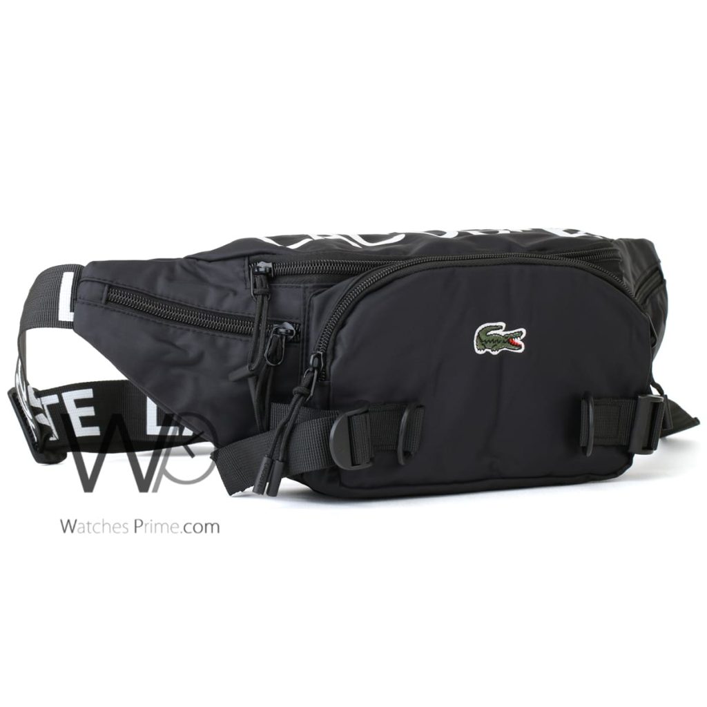 Black Lacoste Waterproof Waist Belt Bag Men Watches Prime