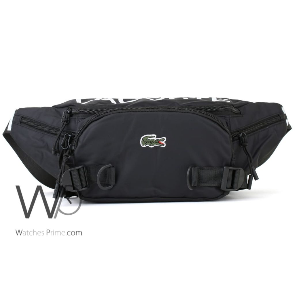 Black Lacoste Waterproof Waist Belt Bag Men Watches Prime