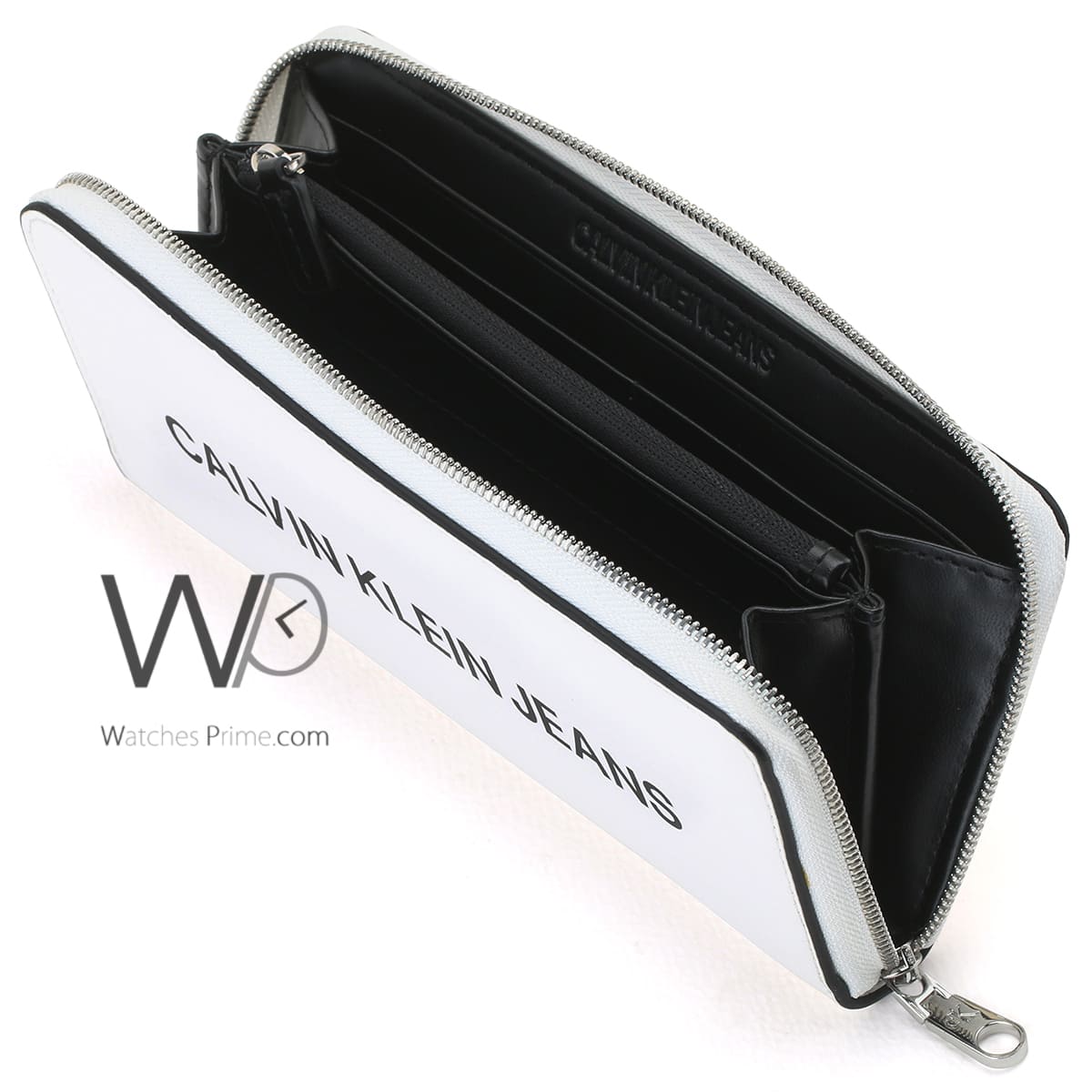 CALVIN KLEIN Women's Black Zipper Wristlet Clutch Purse Bag Small  Pre-owned... | eBay